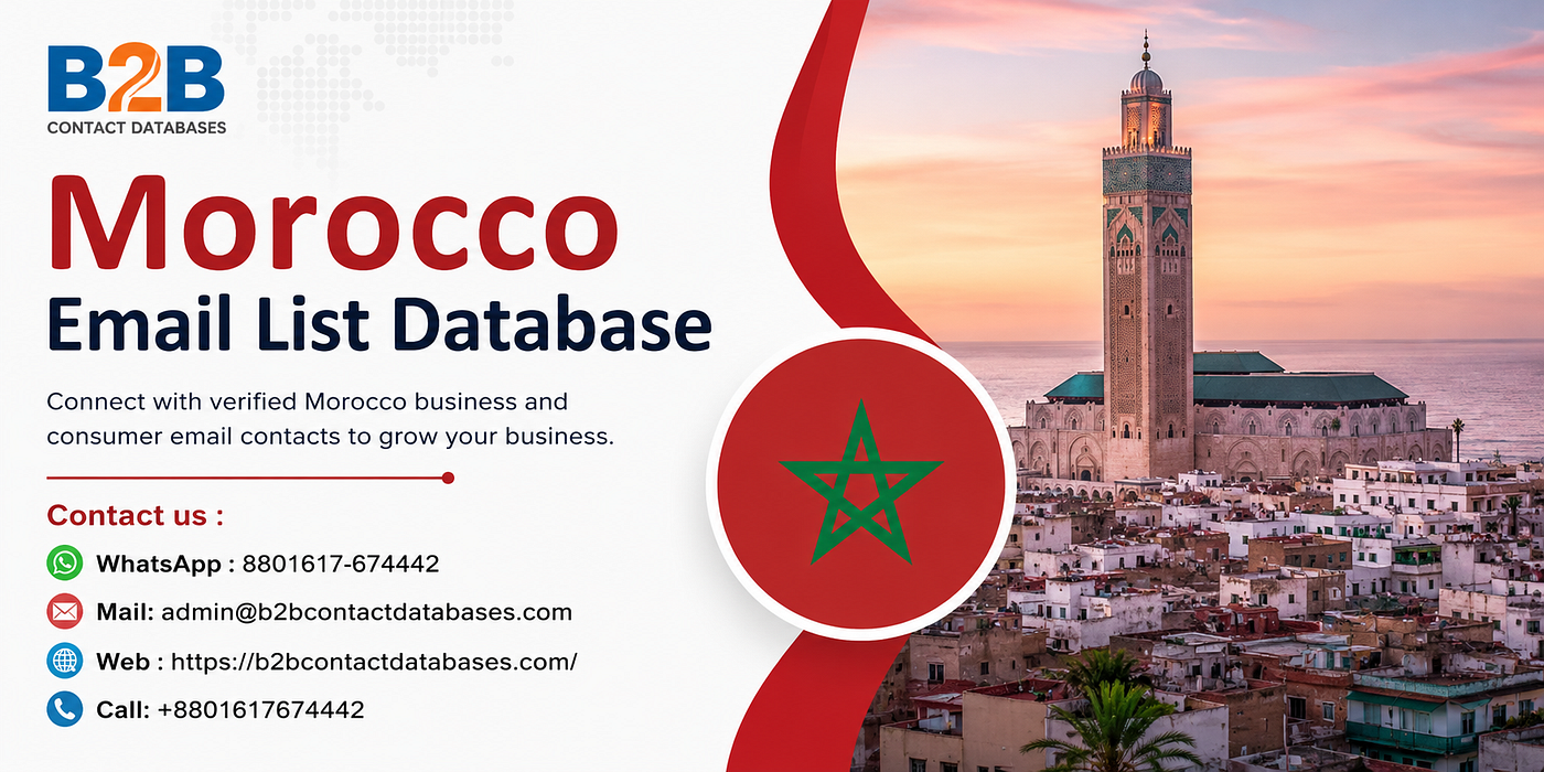 How a Morocco Email List Database Can Help Businesses Reach New Customers
