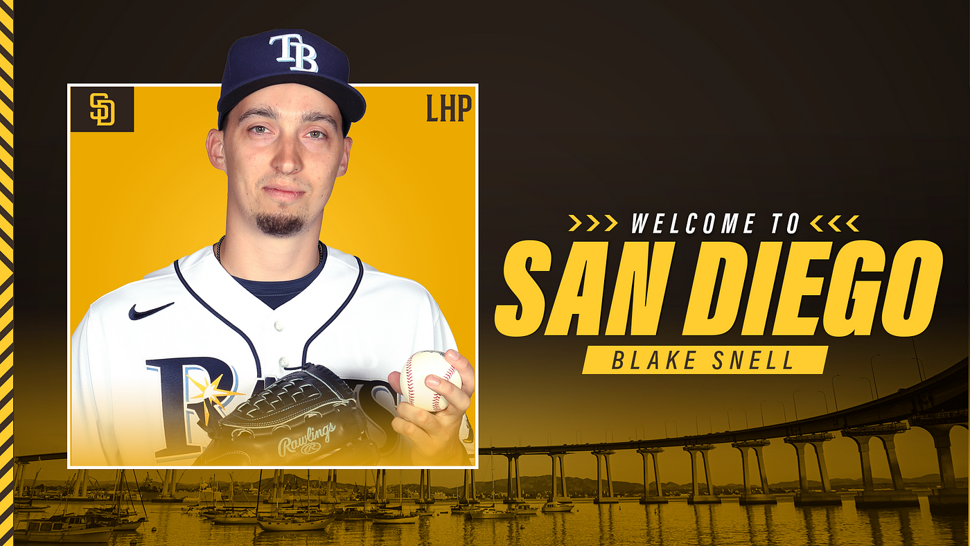 Padres Acquire LHP Blake Snell From Rays, by FriarWire