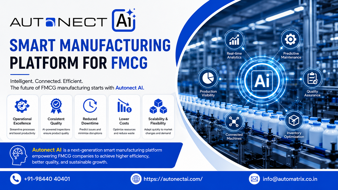 Smart Manufacturing Platform for FMCG: Transforming Production with AI and Automation