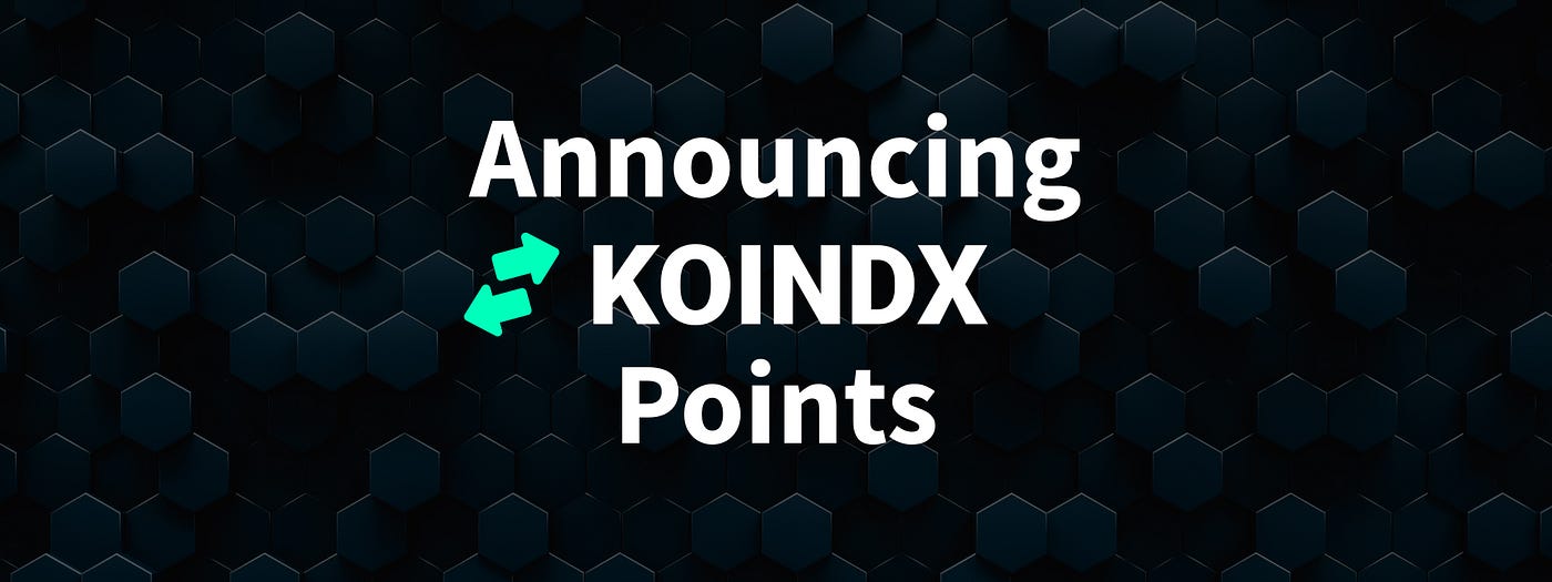 Announcing KoinDX POINTS