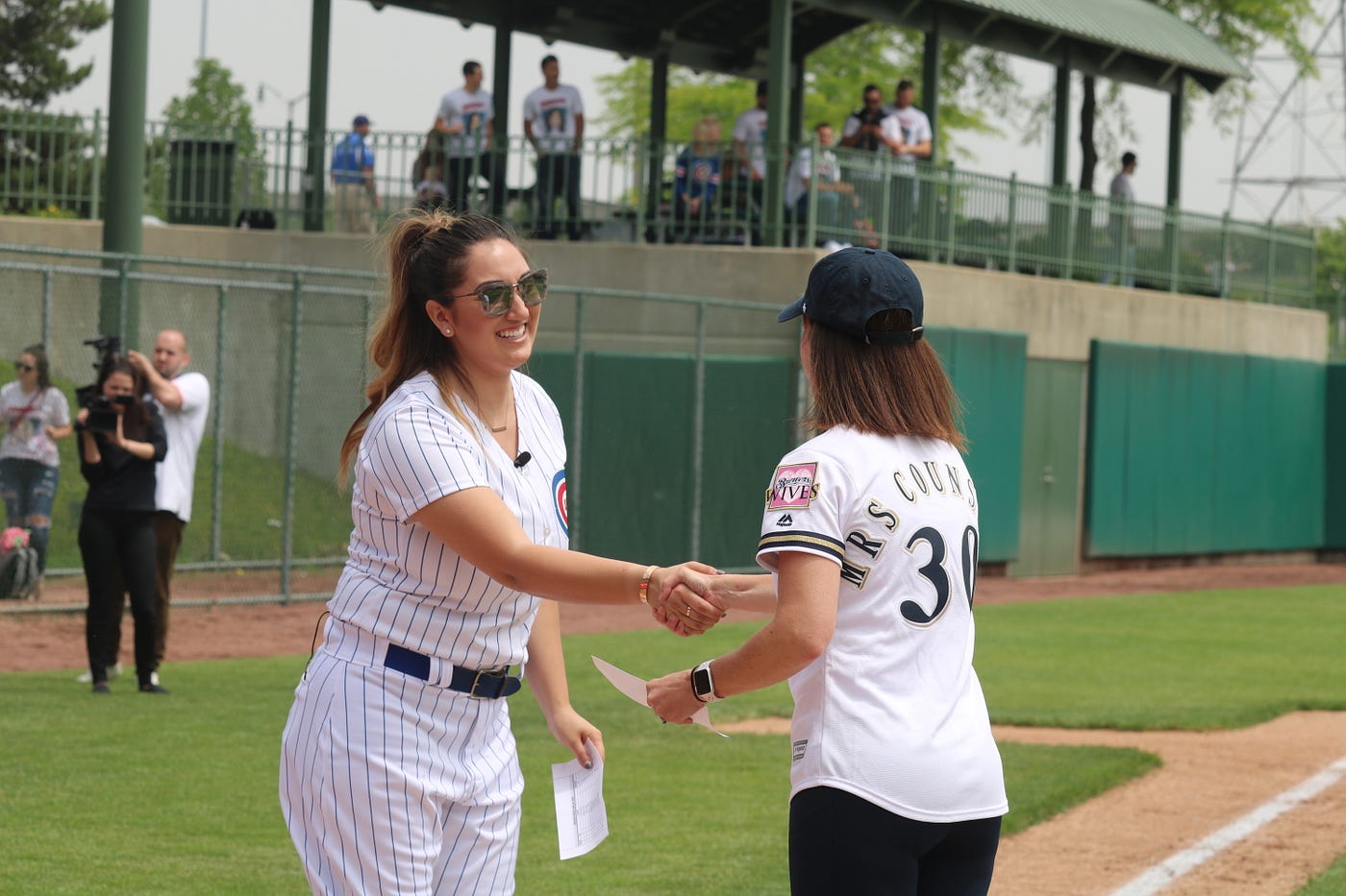 Brewers' wives win inaugural softball event