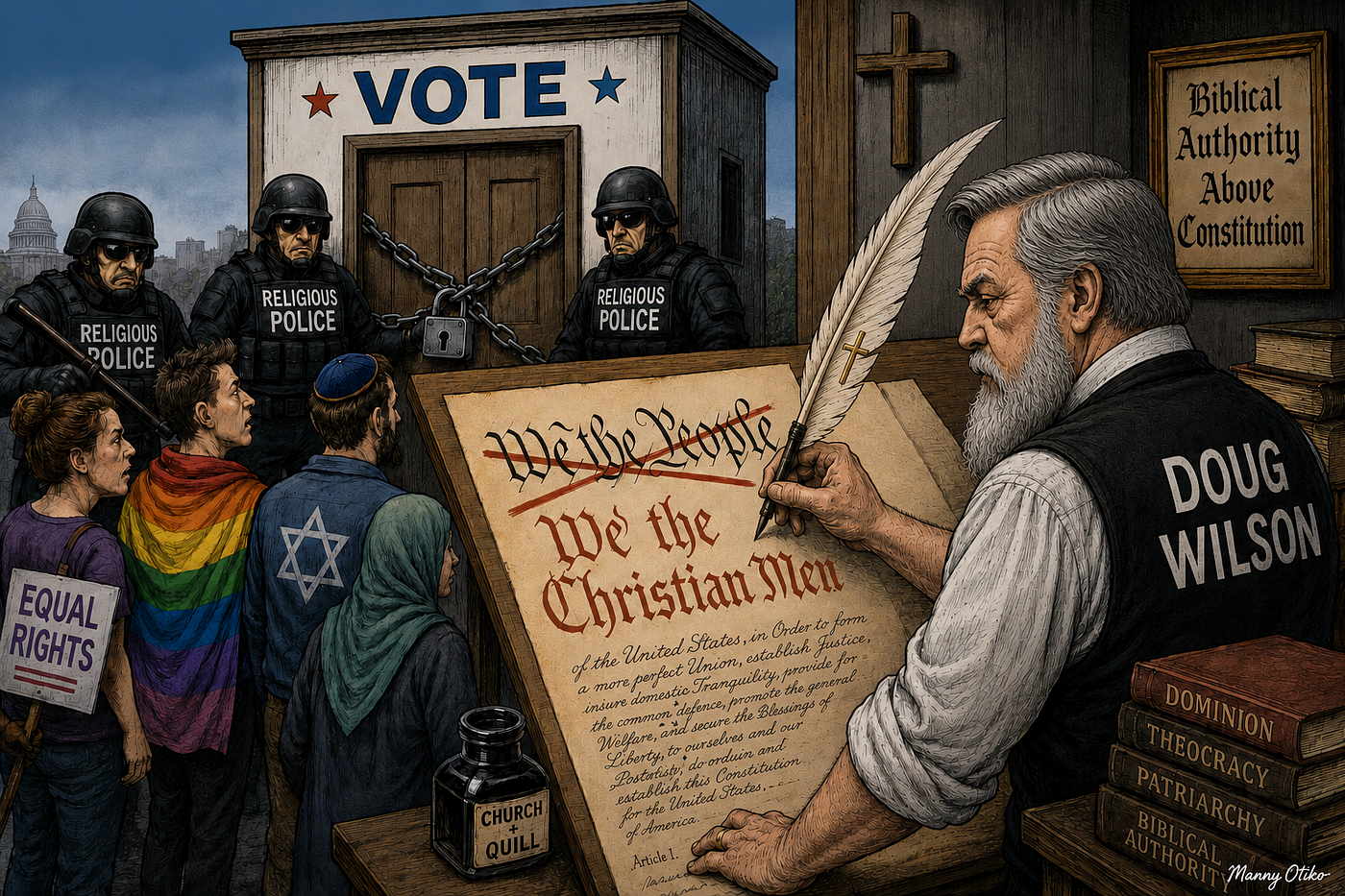Doug Wilson’s Christian Nationalist Vision Would Strip Rights From Women, Gay People and…