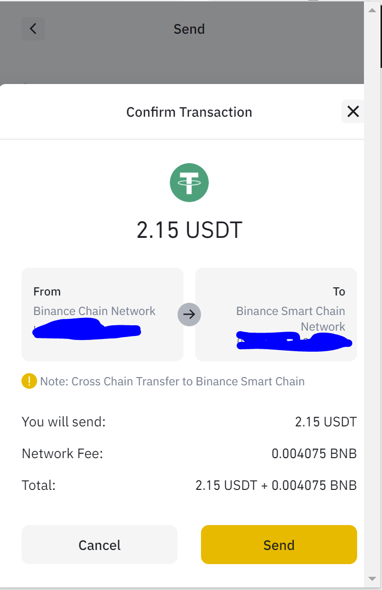 How did I: transfer crypto from Binance US to Binance Chain Wallet and  transfer between BC and BSC | by Yingqi Chen | Medium