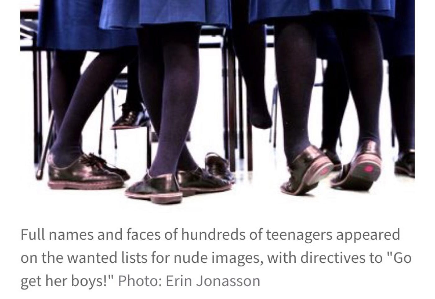 Whatever happened to modesty?. Schoolgirls sharing nude photos are… | by  Mark J Attard | Medium