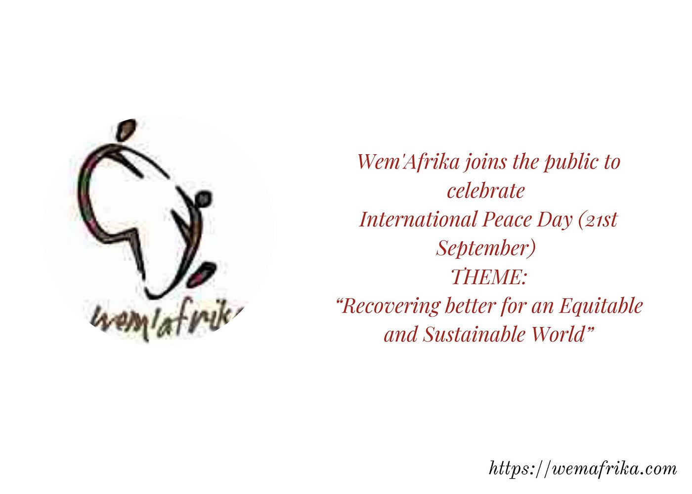 INTERNATIONAL DAY OF PEACE 2021