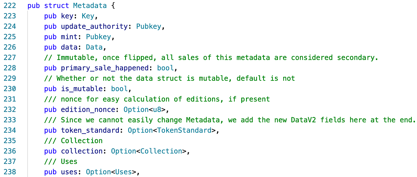 Solana programs Part 3: understanding Metaplex Token Metadata | by sec3  (formerly Soteria) | Coinmonks | Medium