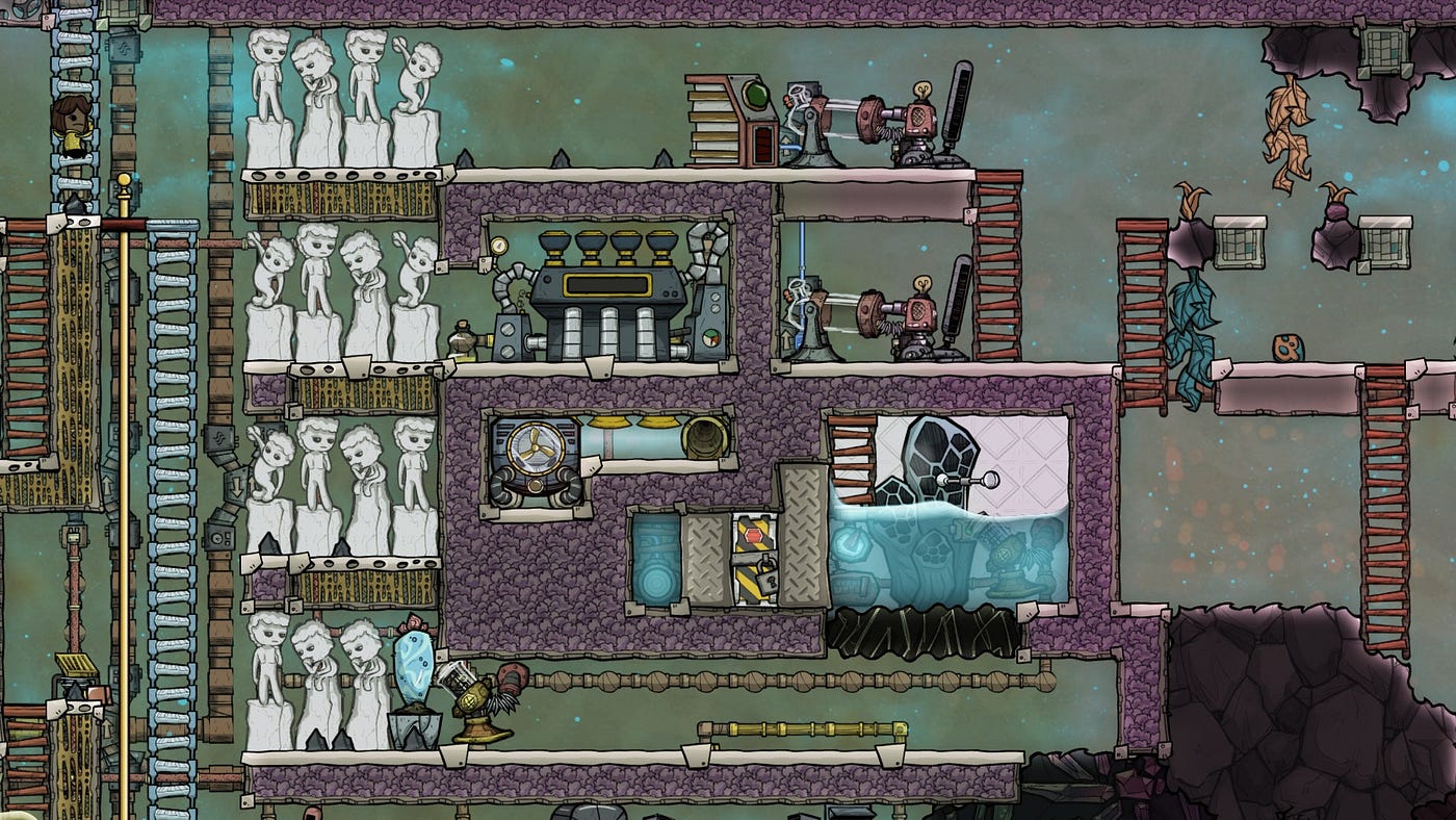 Cool Steam Vent Taming : Tutorial nuggets : Oxygen not included