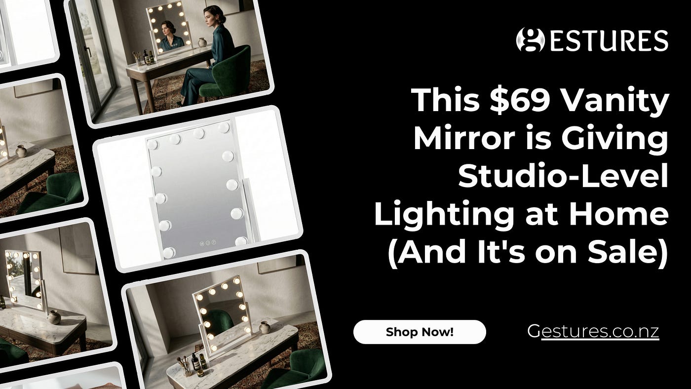 This $69 Vanity Mirror is Giving Studio-Level Lighting at Home (And It’s on Sale)
