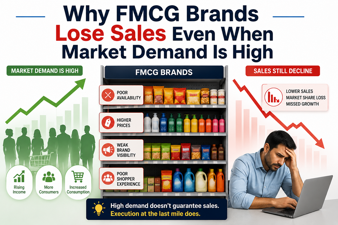 Why FMCG Brands Lose Sales Even When Market Demand Is High