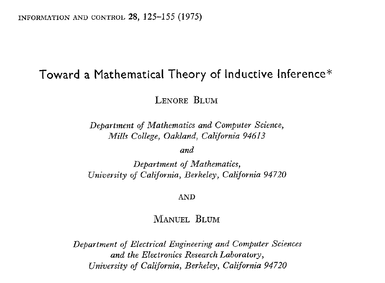 Cryptography In The Family: Blum, Blum and Blum | by Prof Bill Buchanan OBE  FRSE | ASecuritySite: When Bob Met Alice | Medium