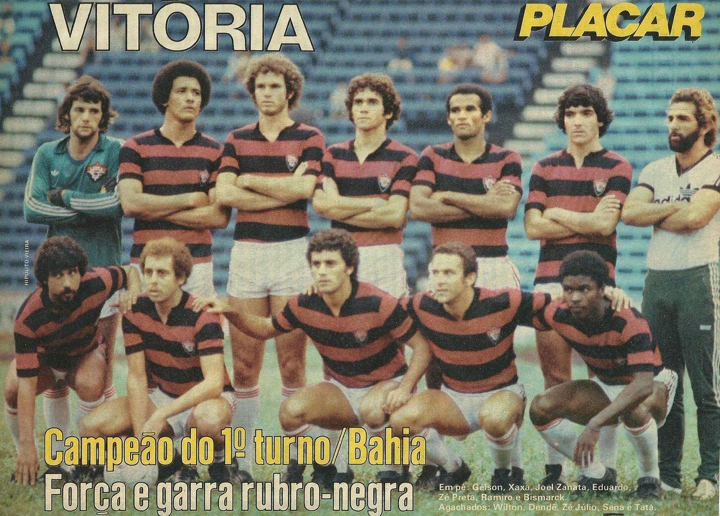 EC Vitória, 1979; Sena ajoelhado, segundo da direita para a esquerda