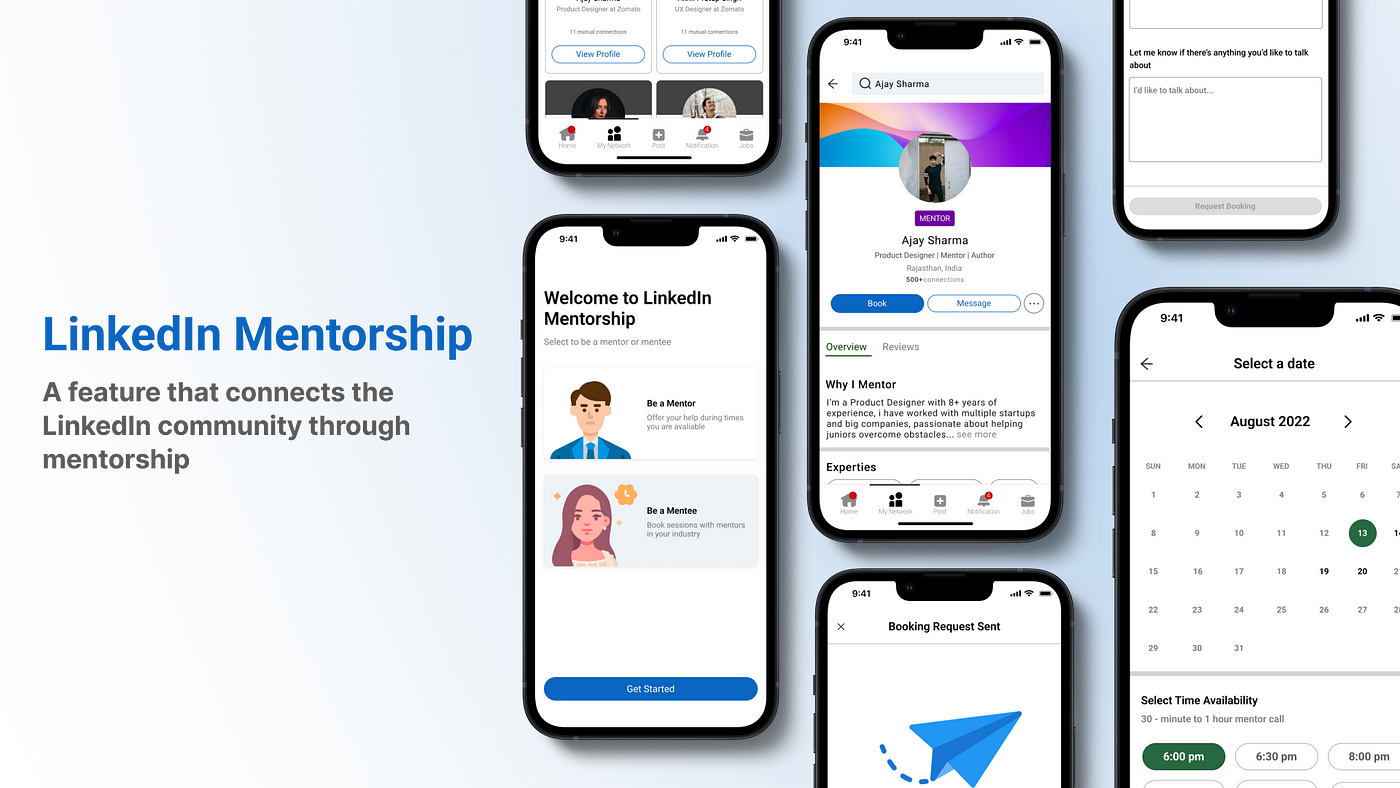 Case study: Introducing LinkedIn mentorship, a feature that connects the  LinkedIn community through mentorship | by Apeksha Kumtakar | Bootcamp