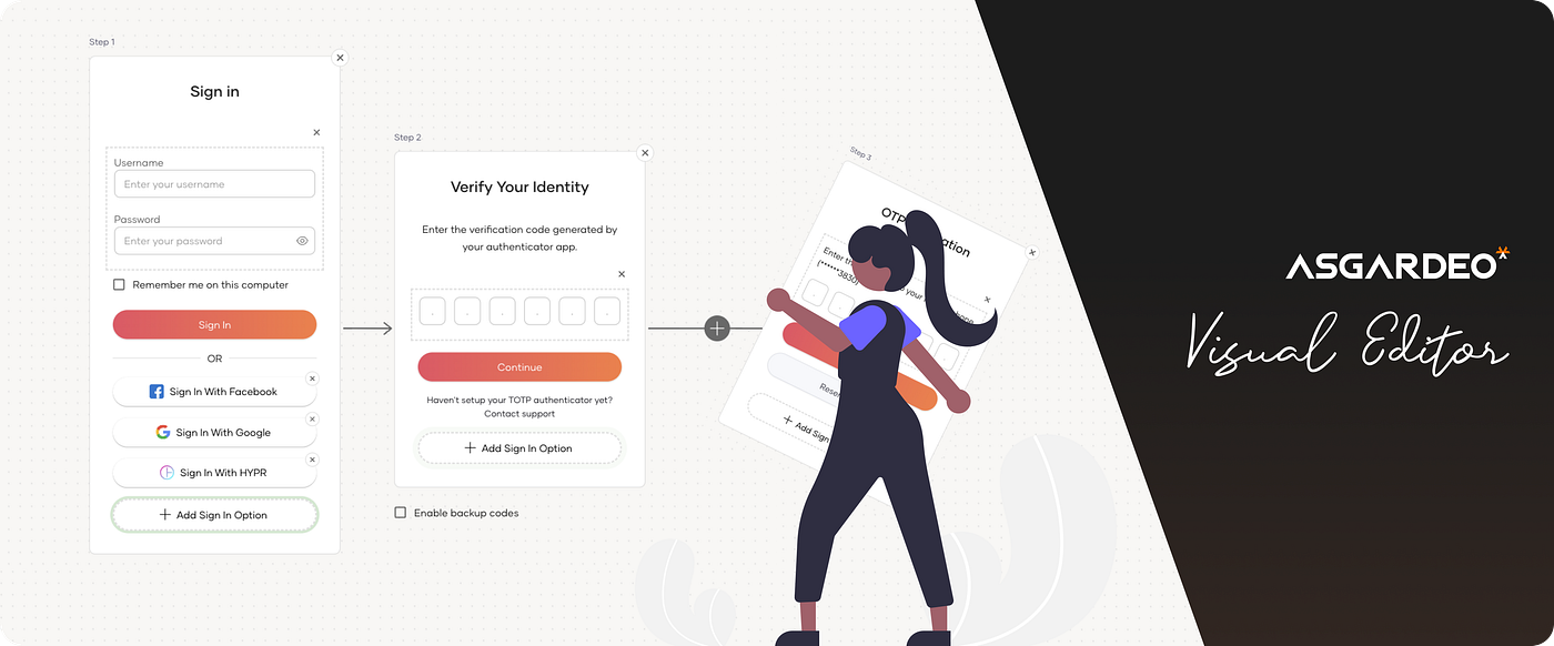 Visualize the user login journey with Asgardeo
