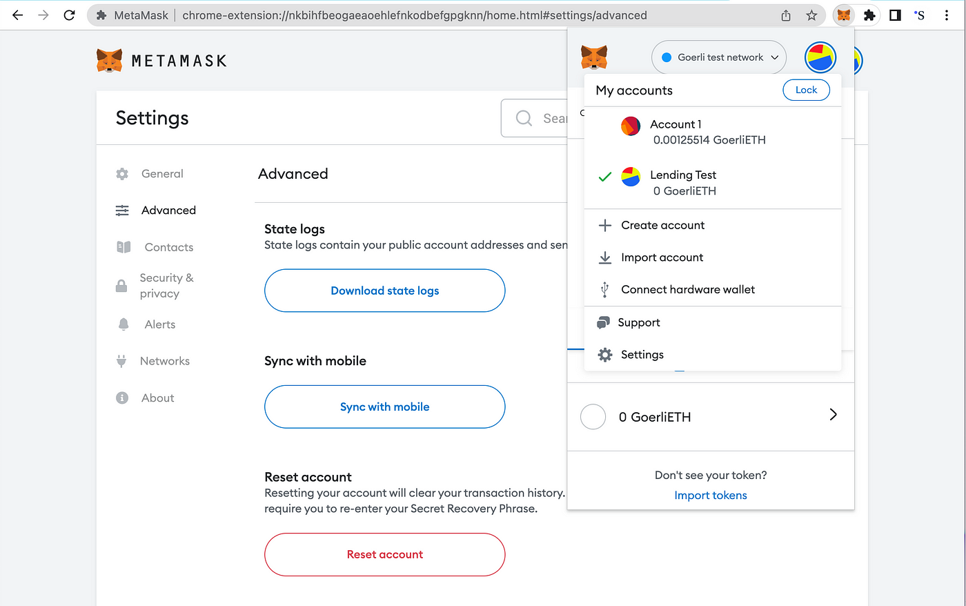 Setting up MetaMask Wallet. Test-Pilot Check-in | by Secured Finance  Official | Secured Finance | Medium