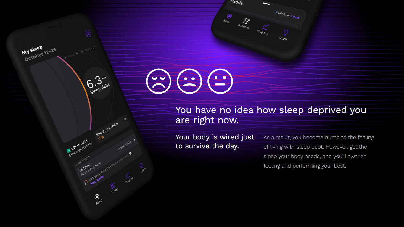 App and Tracker For Better Sleep and Daily Energy