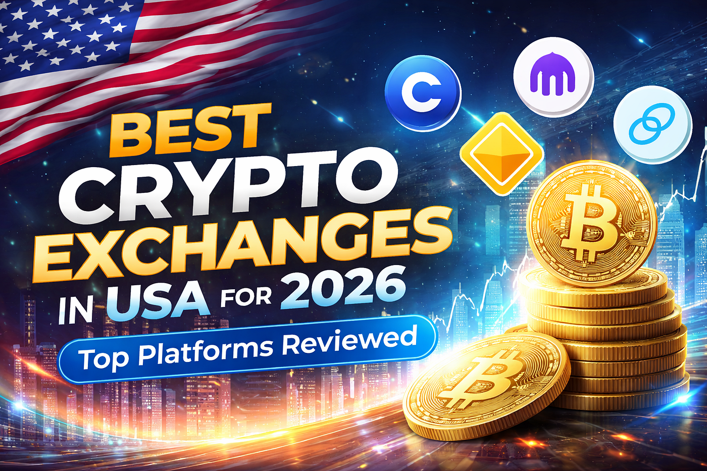 Best Crypto Exchanges in USA for 2026: Top Platforms Reviewed