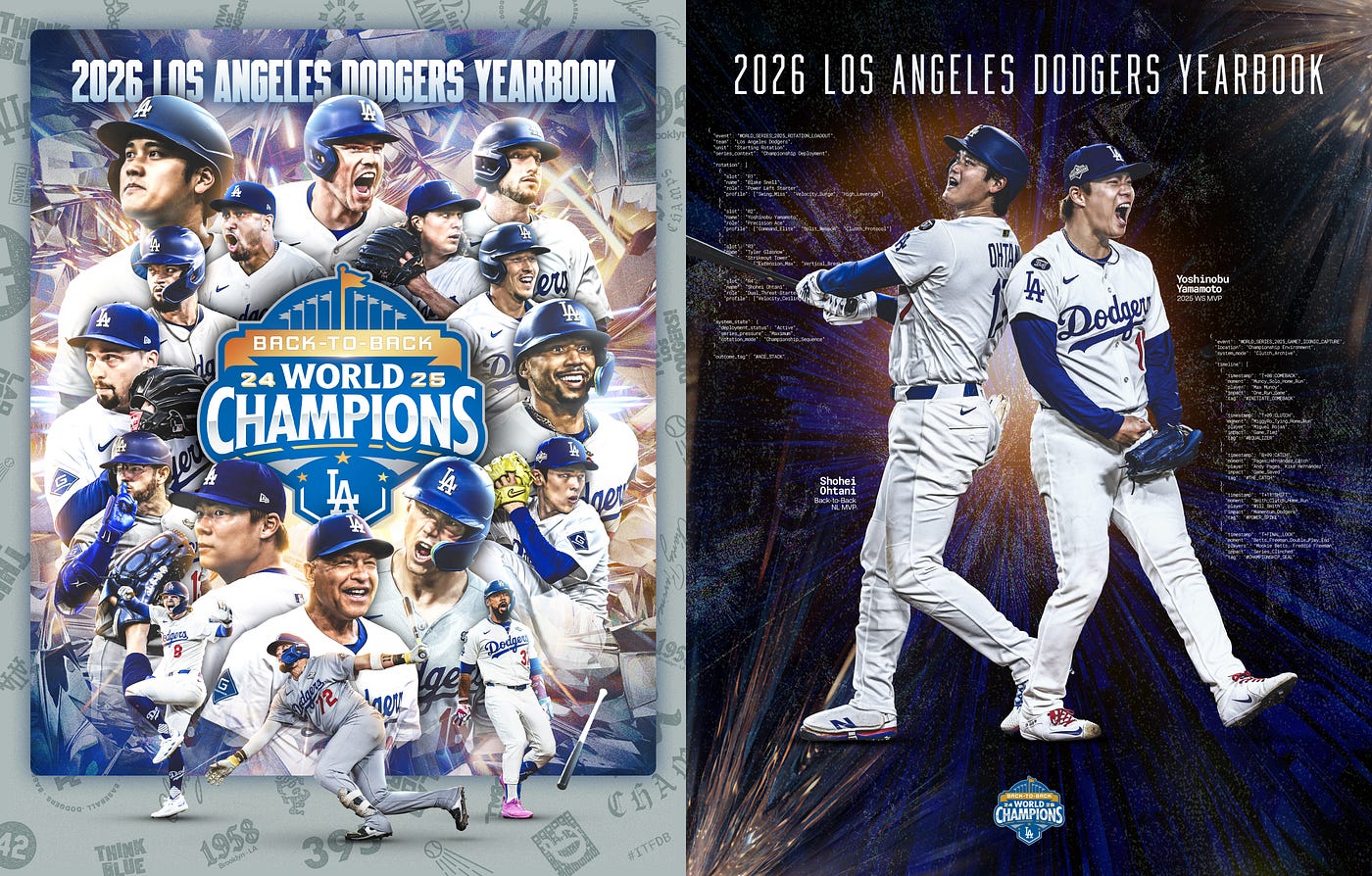 A Dodgers Yearbook first — two covers | by Cary Osborne | Dodger