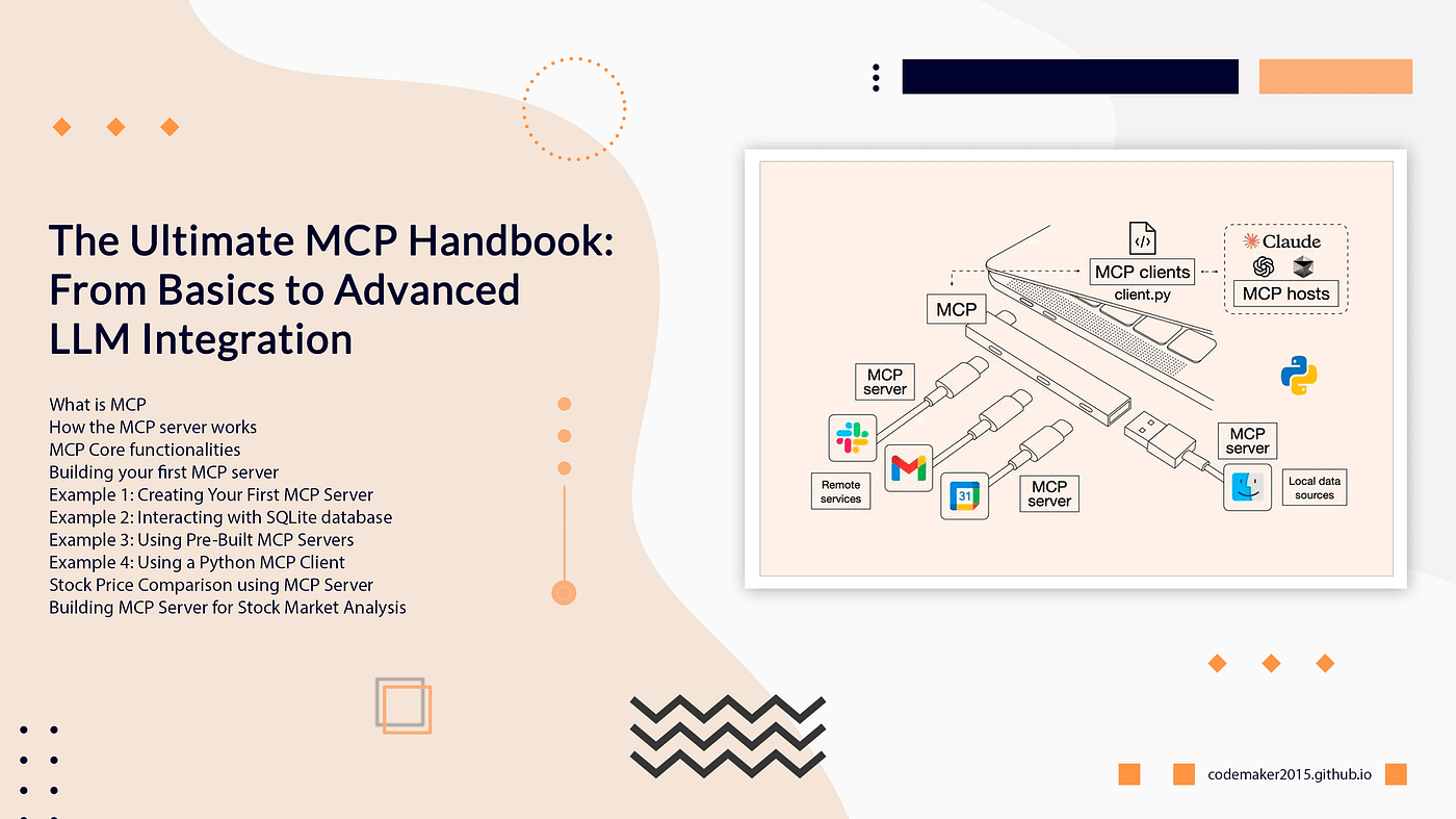 The Ultimate MCP Handbook: From Basics to Advanced LLM Integration | by  Vishnu Sivan | Medium