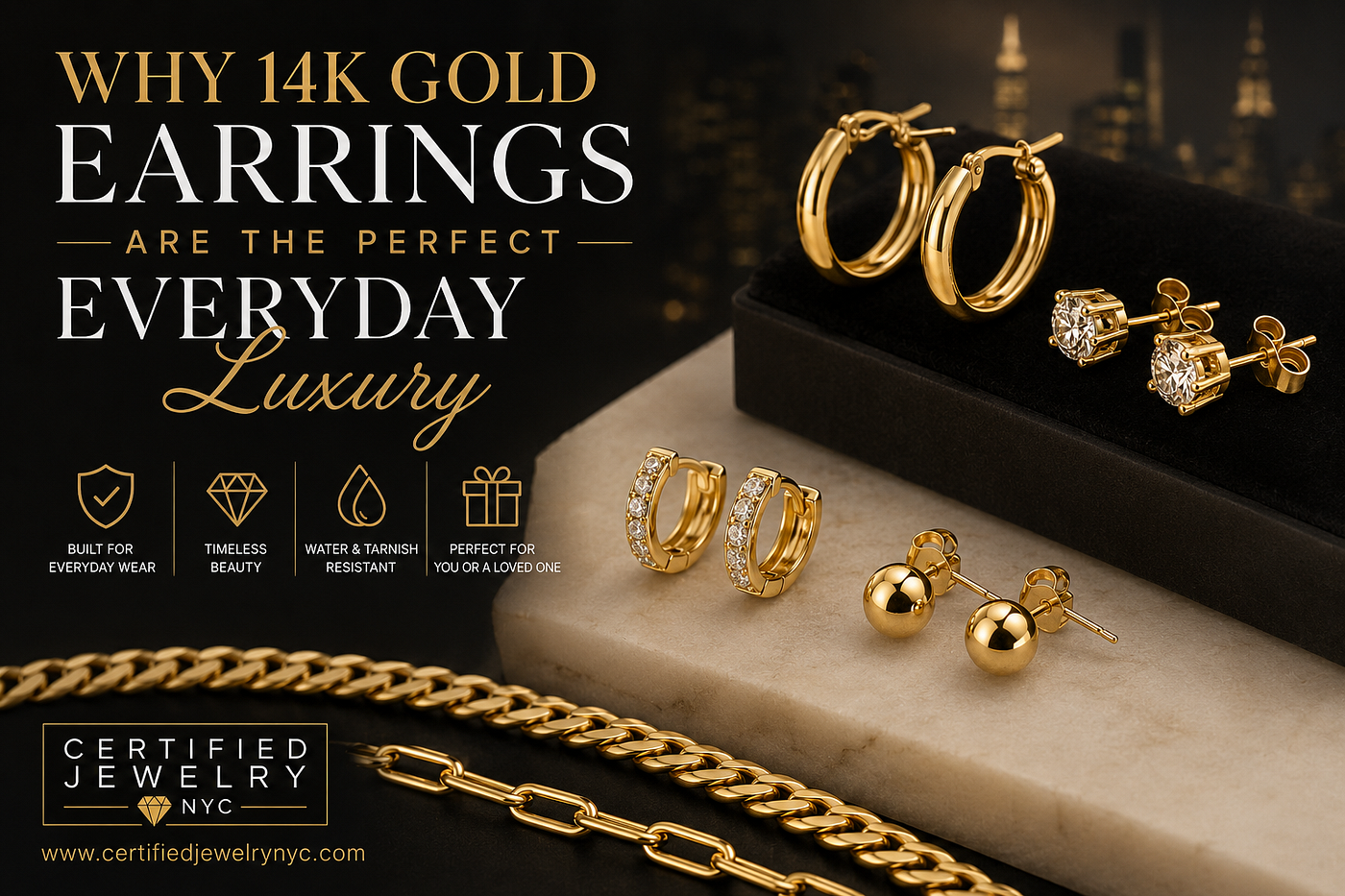 Why 14k Gold Earrings Are the Perfect Everyday Luxury