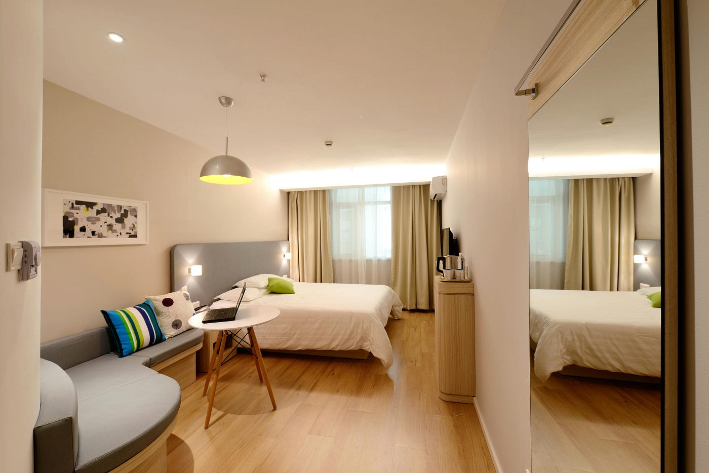 Serene Floor Bedroom Oasis: Vines, Candles & Golden Hour Glow