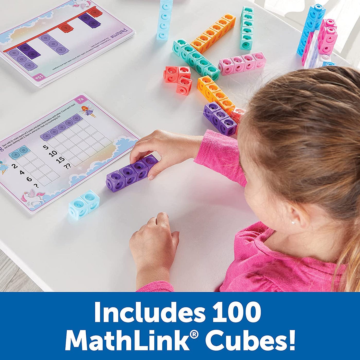 Learning Resources — Mathlink Cubes Early Math Activity Set - Curiouskidzz  - Medium