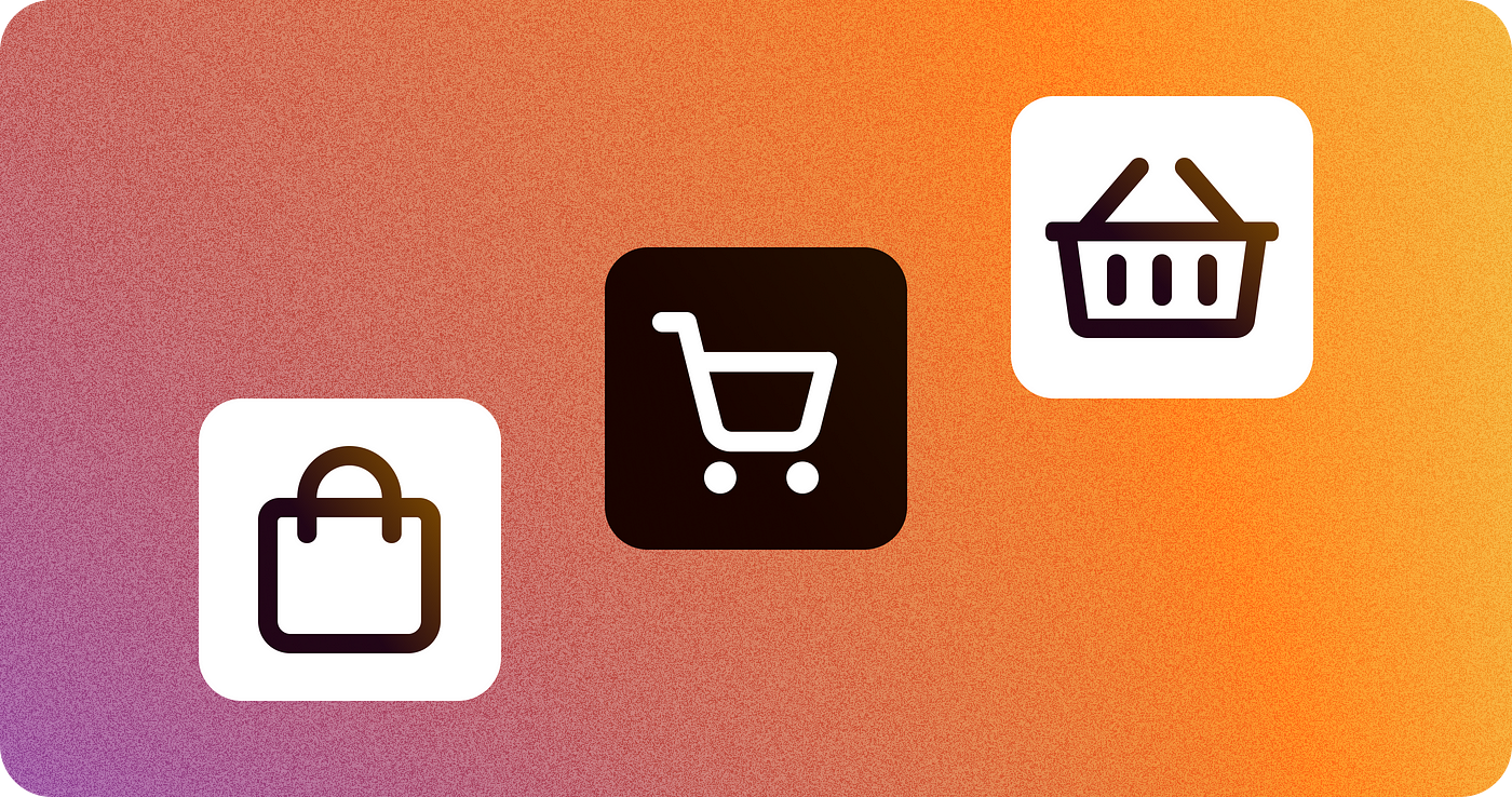 Shopping Cart. Cart vs Basket vs Bag | by Olena Chernoshtan | UX Planet