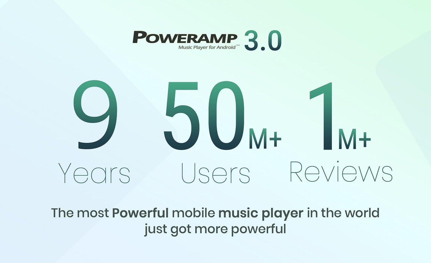 Poweramp 3.0 Android Music Player (Media Kit) | by Wenceslaus Muenyi |  Medium