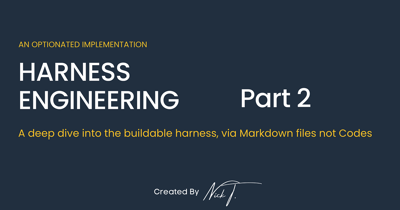 Harness Engineering: A deep dive into the buildable harness, via Markdown files (Part 2)