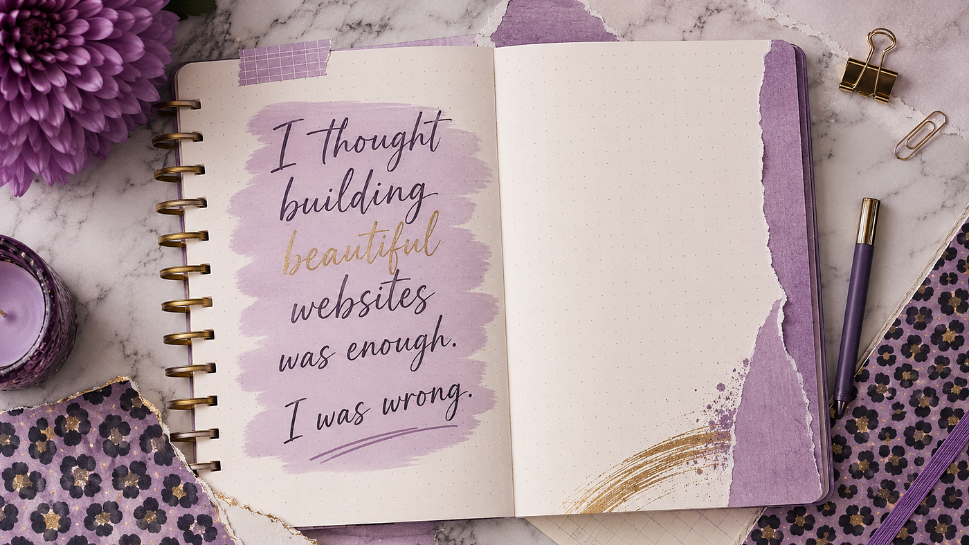 I Thought Building Beautiful Websites Was Enough. I Was Wrong.