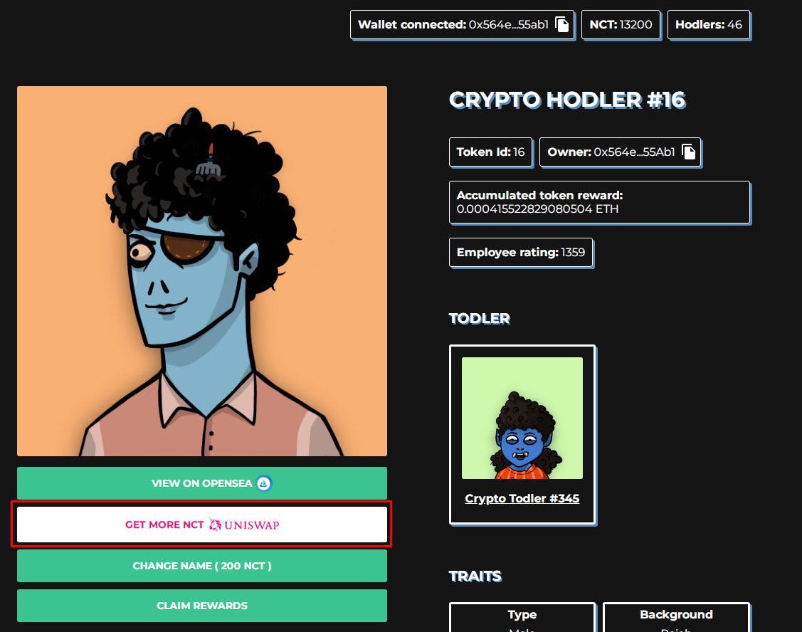 How to Use the Name Changing Token NCT. | by The Crypto Hodlers NFT | Medium