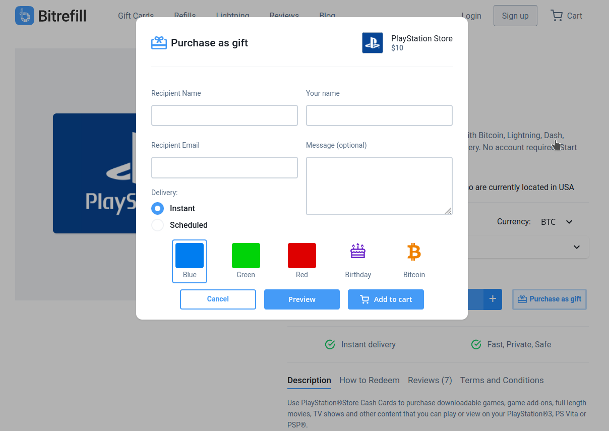Tutorial: How to purchase from Bitrefill without an account | by Bitrefill  | Bitrefill Help Center | Medium