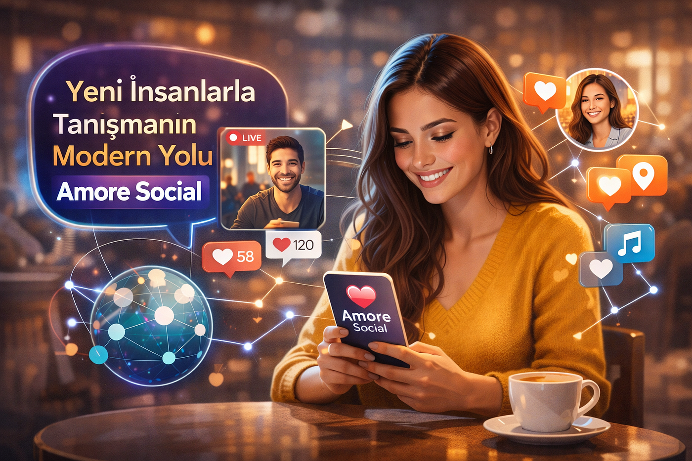 Sosyal Uygulamalarda Yeni Dönem: Amore Social ile Dijital Etkileşim Nasıl Değişiyor?