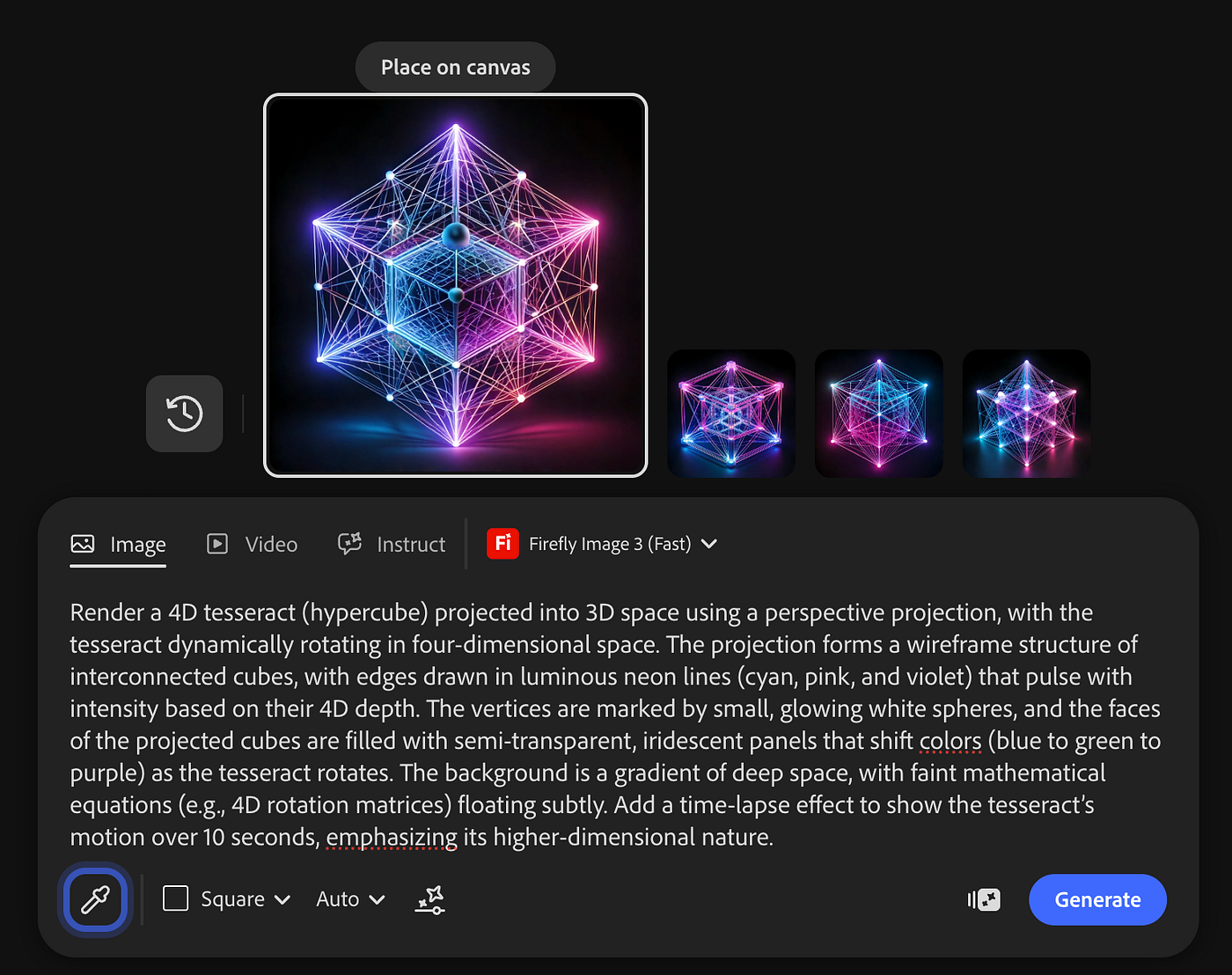 Screenshot of Adobe Firefly Boards