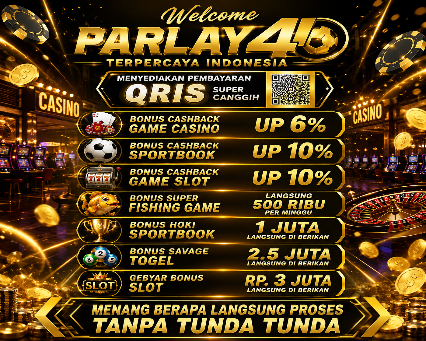 Parlay4d Agen Resmi Indonesia Menyediakan Casino,Slot,Sportbook Dan Togel Online