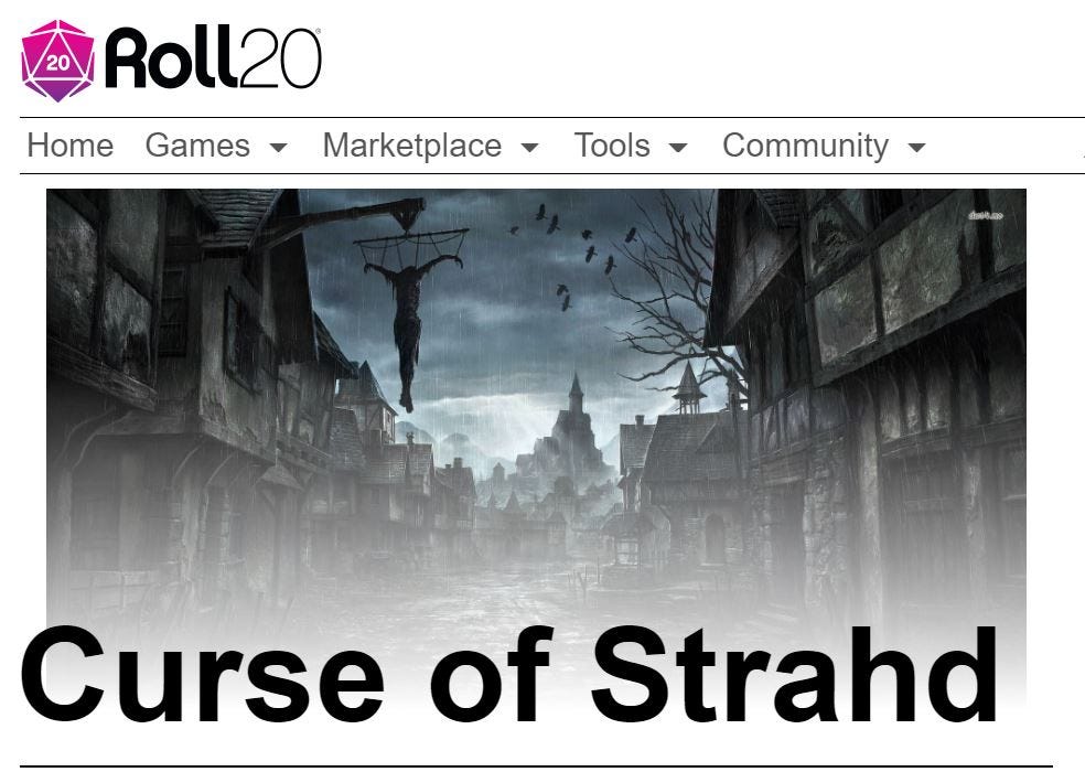 Introduction to Curse of Strahd 