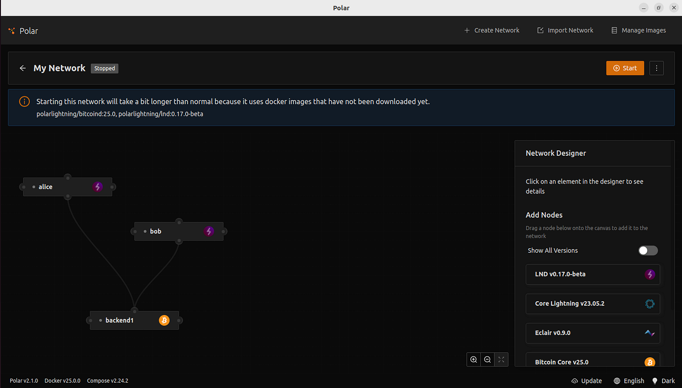 Setting Up a Bitcoin/Lightning Network Sandbox with Polar on Linux | by  Jemimah Nagasha | Medium