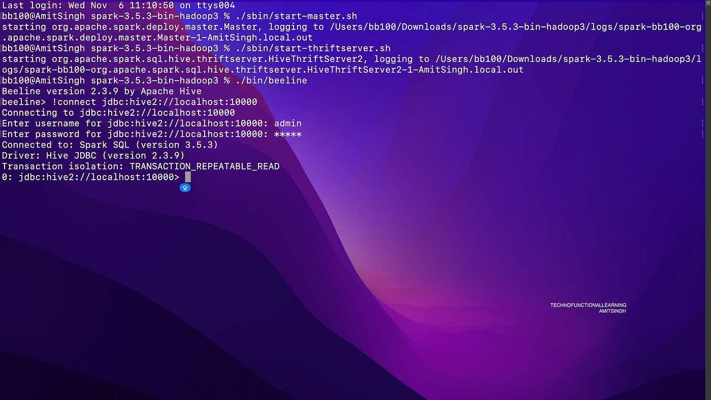 Metabase+SparkSQL+JSON+Parquet+ORC Files.