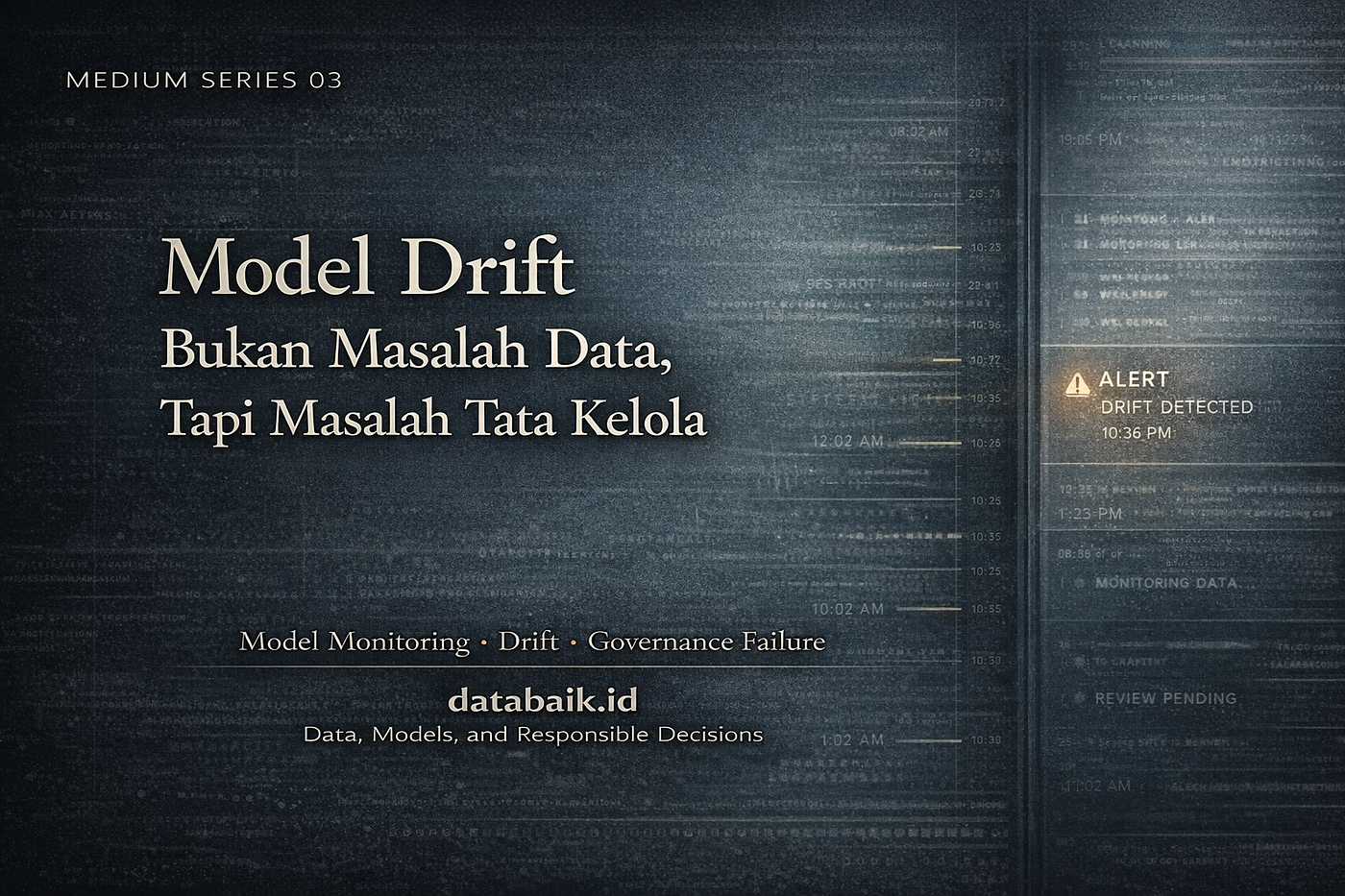 Model Drift Bukan Masalah Data, Tapi Masalah Tata Kelola