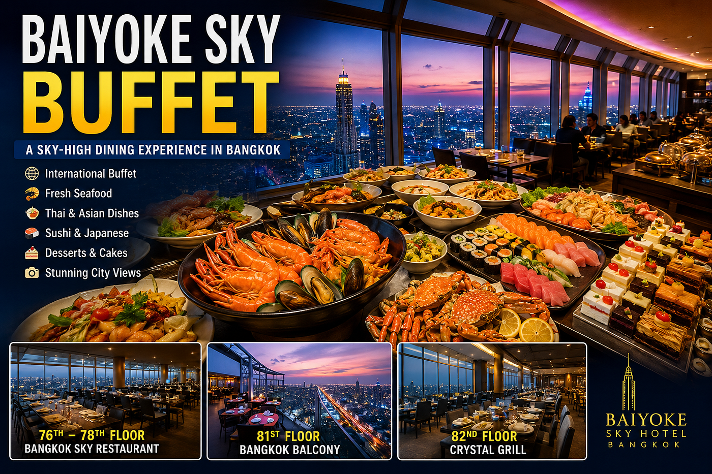 Baiyoke Sky Buffet: A Sky-High Dining Experience in Bangkok