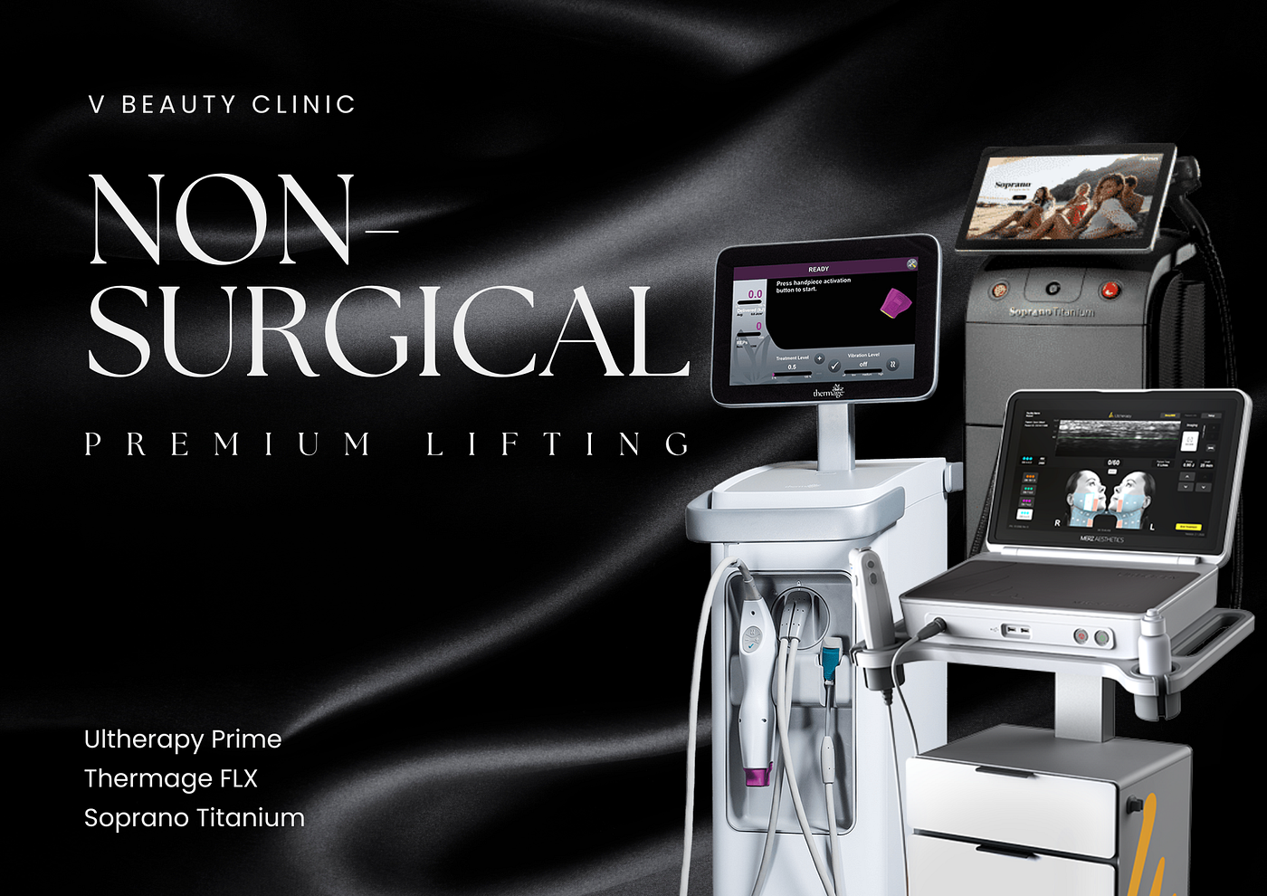 Non-Surgical Facelift: Ultherapy Prime vs Thermage FLX vs Soprano Titanium — Which One is Right…