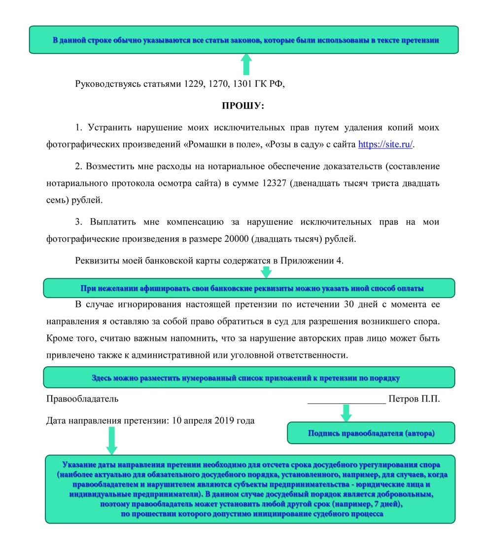 Как самостоятельно составить претензию? | by IP view | Medium