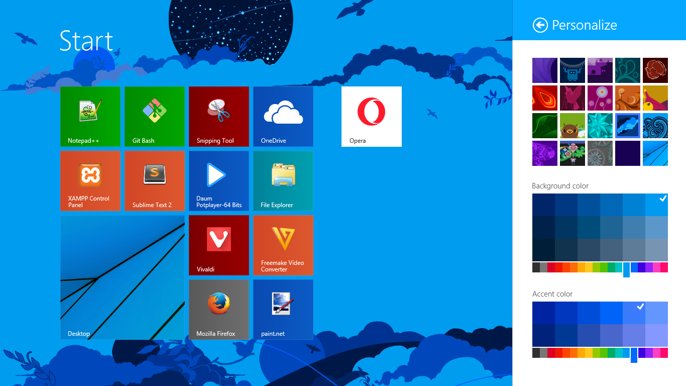 Hướng dẫn Change start menu background color windows 8 Đơn giản, cực dễ