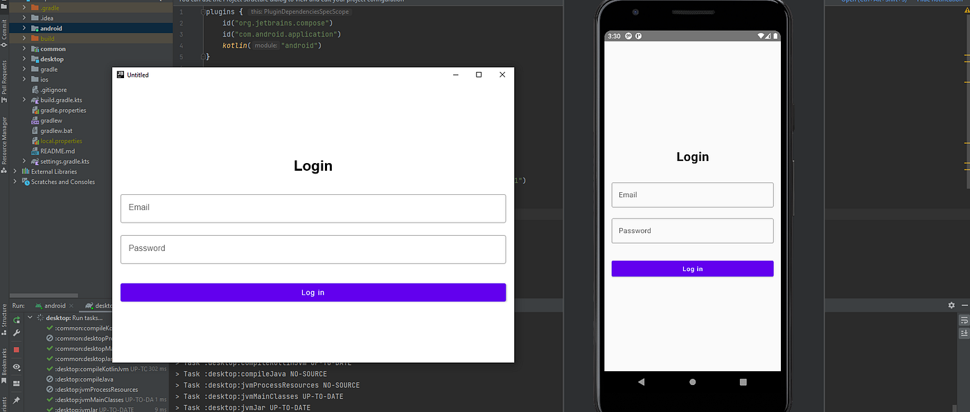 ✧ Compose Multi-platform login screen — Android, iOS & Desktop App | by  Dheeraj Singh Bhadoria | Feb, 2023 | Medium | Medium
