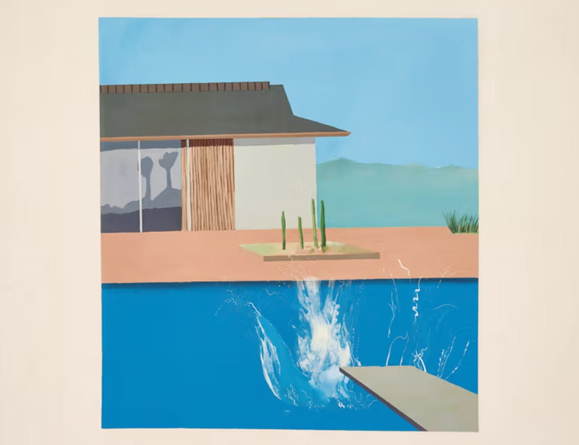He Entered My World With a Splash: David Hockney's Photographic