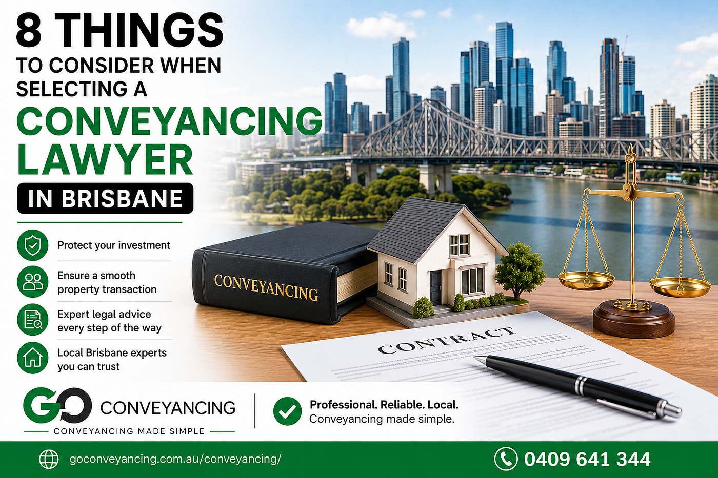 8 Things to Consider When Selecting a Conveyancing Lawyer in Brisbane