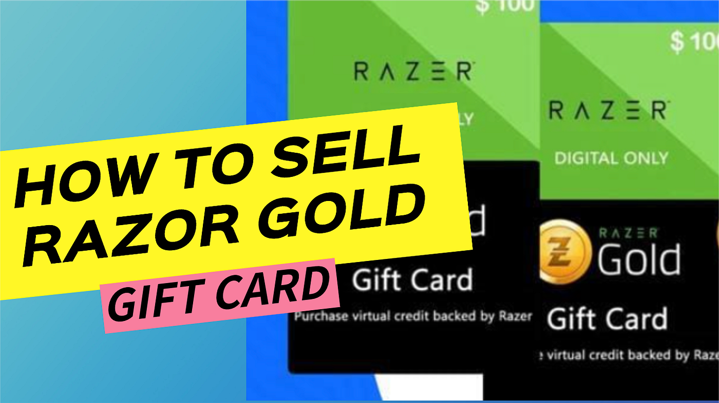 How to Sell Your Razer Gold Voucher or PIN for Cash