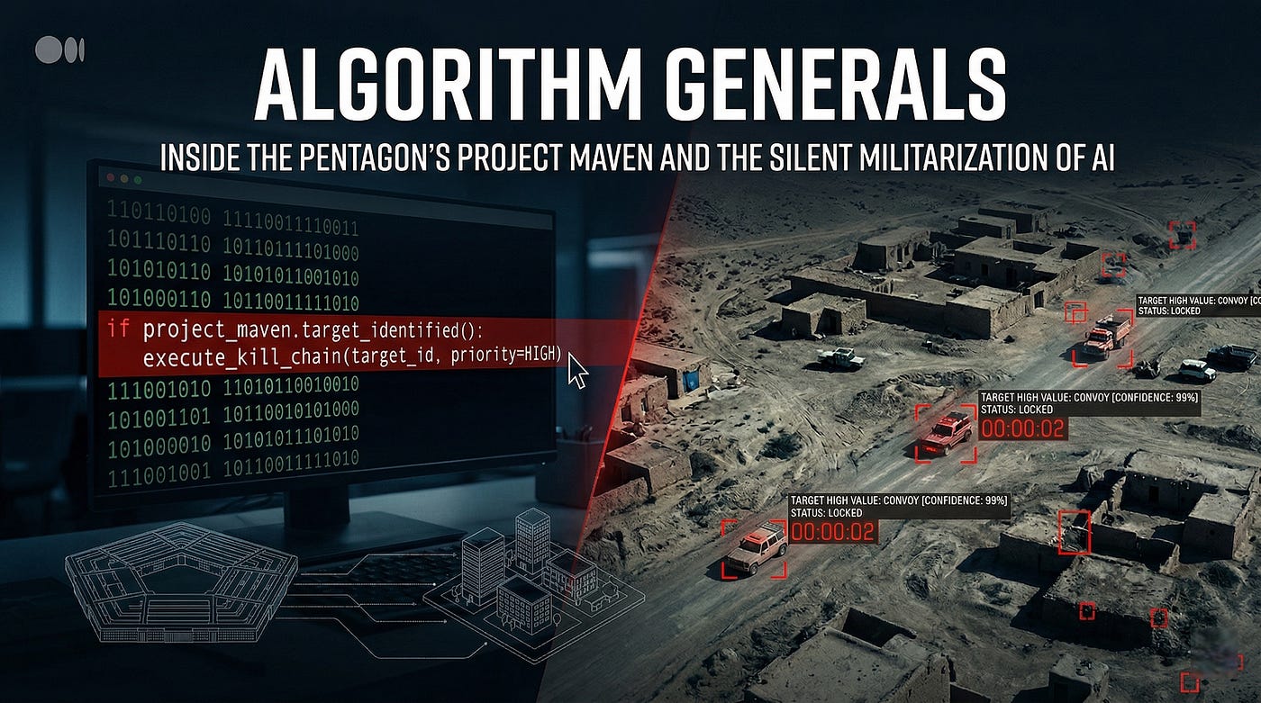 Algorithm Generals: Inside the Pentagon’s Project Maven and the Silent Militarization of AI