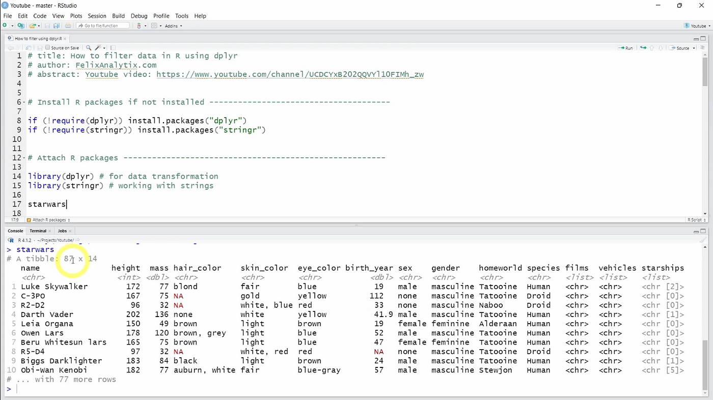 Advanced Data Filtering in R using dplyr | by FelixAnalytix | Medium