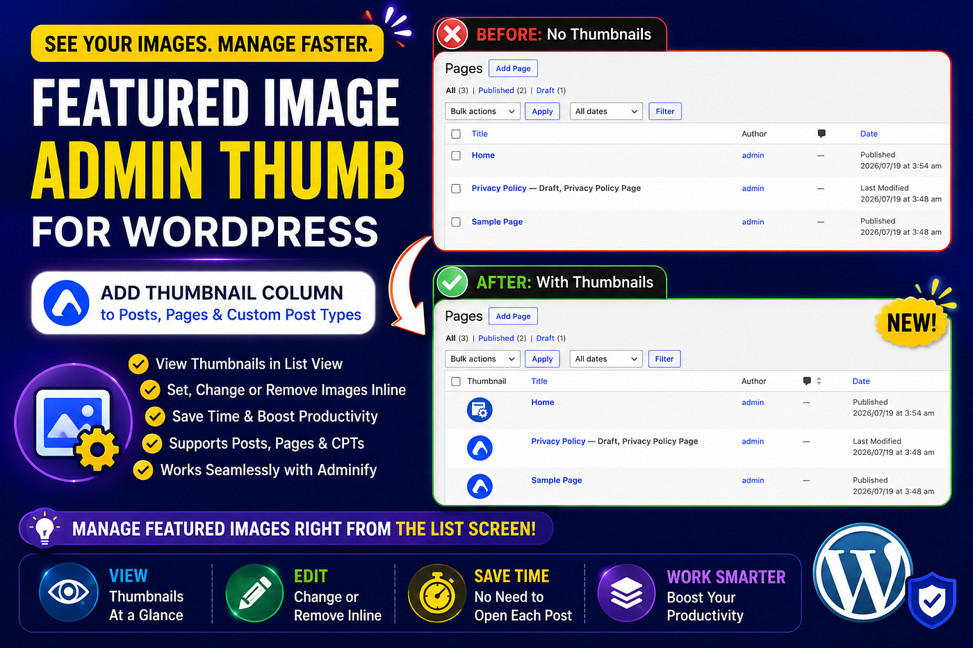The WordPress Admin Has Never Shown Your Featured Images
