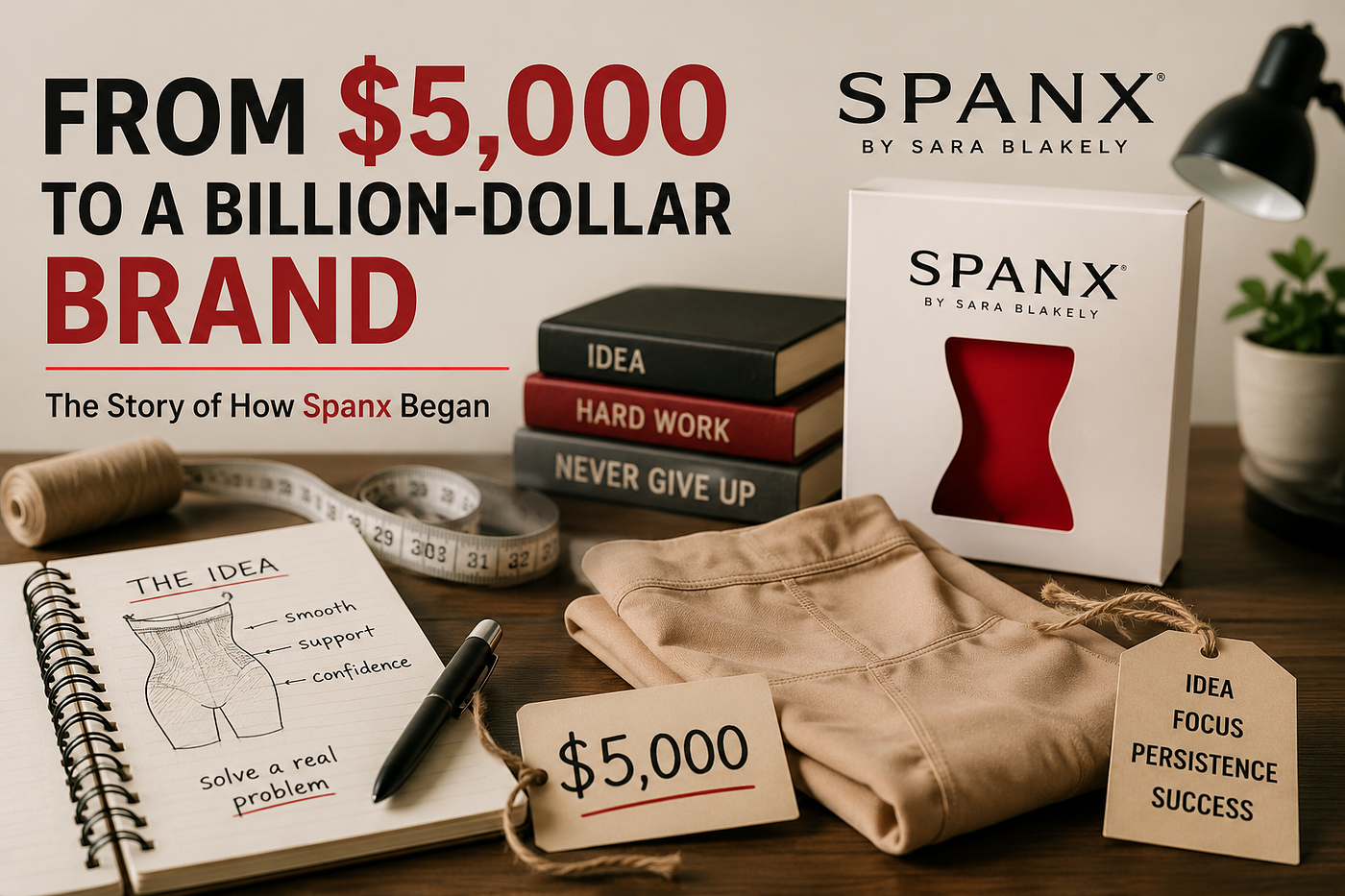 How Sara Blakely Turned $5,000 Into a Billion-Dollar Business
